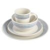 16-Piece Dinnerware Set Plates Sets for Home Dinner Set Dishes and Plate Set White Stoneware3925