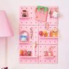 Pegboard Shelf Set with Hooks,Small Plastic Floating Shelves Wall Organizer for Desk, Office, Bathroom, Entryway and Kitchen, No Drilling