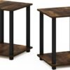 61PVRiZVarL._AC_SL1500.jpg Simplistic Set of 2 End Table, Espresso/Black