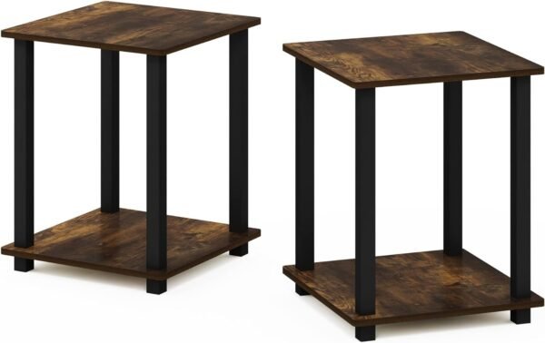 61PVRiZVarL._AC_SL1500.jpg Simplistic Set of 2 End Table, Espresso/Black