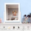 Vanity Mirror with Lights, Hollywood Lighted Makeup Mirror with Dimmable Light, Smart Control, Memory, Adjustable Warm White/Natural/Daylight, Birthday Gift, 360°Rotation (13in. White)