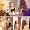Hollywood Style Led Vanity Mirror Lights Kit - Vanity Lights Have 10 Dimmable Light Bulbs for Makeup Dressing Table and Power Supply Plug in Lighting Fixture Strip, White (No Mirror Included)