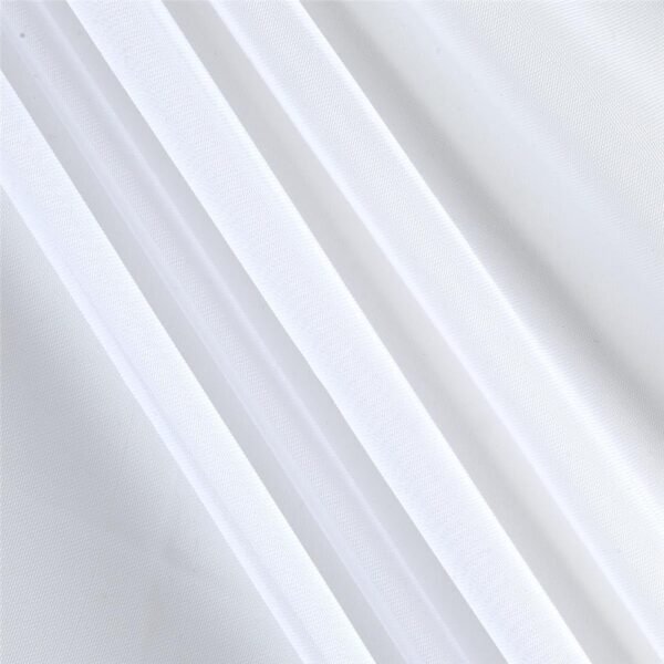 2 Pack: Basic Rod Pocket Sheer Voile Window Curtain Panels - Assorted Colors (White, 84 in. Long)
