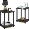71X0bkACbKL._AC_SL1500.jpg Simplistic Set of 2 End Table, Espresso/Black