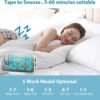 ALANAS Digital Alarm Clock with Dual Alarms, Mirror LED Bedroom Alarm Clocks for Kids, Adjustable Brightness, Snooze, 2 USB Ports for Cellphone Charging, 12/24 Hour Display.