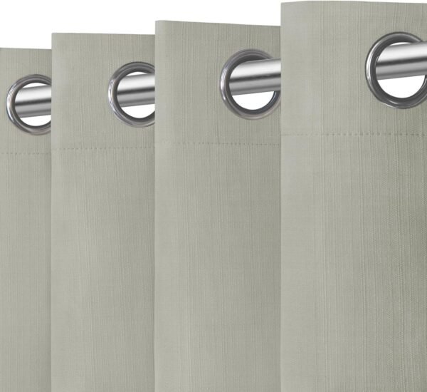 812DBv_VDwL._AC_SL1500.jpg Linen Textured 100% Blackout Curtain 100x96 Inch Extra Wide Patio Sliding Door Curtain Solid Thermal Insulated Room Curtain for Bedroom, Living Room (1 Panel, White)