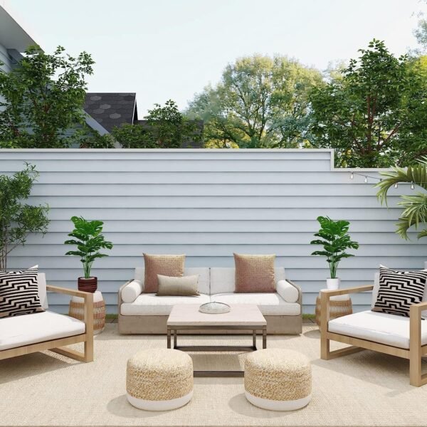 Set of 2 Artificial Monstera Deliciosa Plants in Pots, Fake Tropical Palm Tree with Greenery Leaves Stems, 28 Inch Artificial Cheese Plant for Home Bathroom, Office, Windowsill Decor