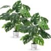 28" Fake Plants Tall Artificial Faux Plants in Pot for Home Farmhouse Bedroom Living Room Decor Indoor