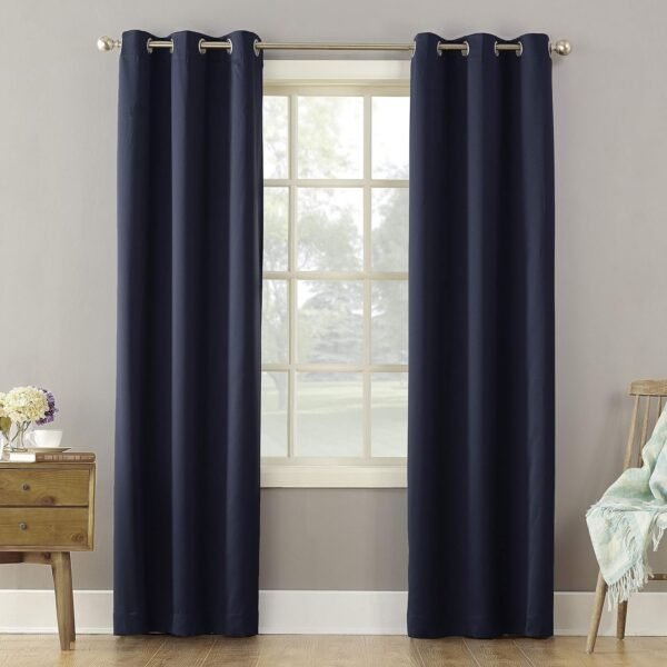 Energy Efficient Grommet Curtain Panel, 40" x 84", Mineral