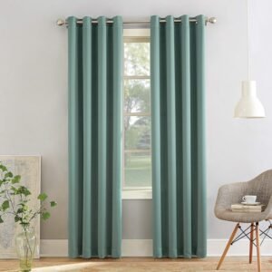 Energy Efficient Grommet Curtain Panel, 40" x 84", Mineral