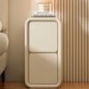Bedroom Bedside Table Nordic Minimalism Light Luxury Narrow Edge Bedside Table Cream Style Bedside Cabinet