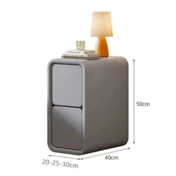 Bedroom Bedside Table Nordic Minimalism Light Luxury Narrow Edge Bedside Table Cream Style Bedside Cabinet