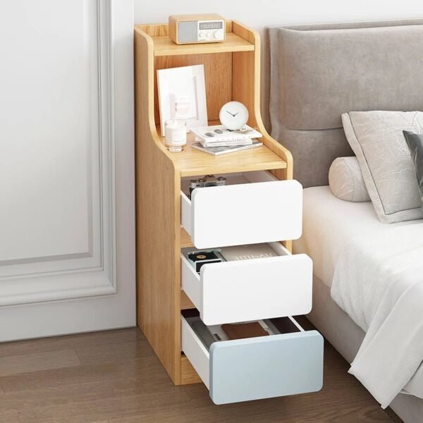 Bedroom Frames Bedside Tables Mobile Storage Computer Pc Night Table Coffee Living Room Tv  Mesita De Noche Furniture ZY50CT
