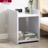 Bedroom Frames Bedside Tables Mobile Storage Computer Pc Night Table Coffee Living Room Tv  Mesita De Noche Furniture ZY50CT