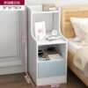 Bedroom Frames Bedside Tables Mobile Storage Computer Pc Night Table Coffee Living Room Tv  Mesita De Noche Furniture ZY50CT
