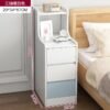 Bedroom Frames Bedside Tables Mobile Storage Computer Pc Night Table Coffee Living Room Tv  Mesita De Noche Furniture ZY50CT