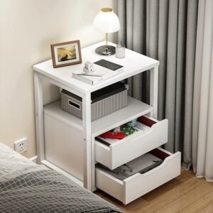 Bedside Table Modern Home Living Room Rack Sofa Side Cabinet Simple Bedroom Bedside with Drawer Storage Small Cabinet