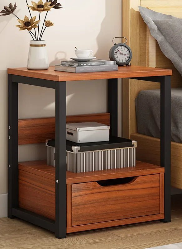 Bedside Table Modern Home Living Room Rack Sofa Side Cabinet Simple Bedroom Bedside with Drawer Storage Small Cabinet