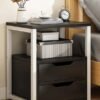 Bedside Table Modern Home Living Room Rack Sofa Side Cabinet Simple Bedroom Bedside with Drawer Storage Small Cabinet