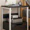 Bedside Table Modern Home Living Room Rack Sofa Side Cabinet Simple Bedroom Bedside with Drawer Storage Small Cabinet