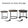 Industrial-Woodgrain-Round-Coffee-Table-Set-Nesting-End-Tables-Living-Room-Office-Craft-Display-Snack-Plate_c7045db7-10bd-4867-baa1-9872e3f47236.jpg Industrial Woodgrain Round Coffee Table Set Nesting End Tables Living Room Office Craft Display Snack Plate Spot Brown Walnut