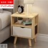 Net celebrity bedside table simple multifunctional European style small bedroom bedside storage cabinet storage cabinet LX110310