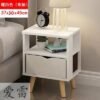 Net celebrity bedside table simple multifunctional European style small bedroom bedside storage cabinet storage cabinet LX110310