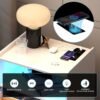 White-Nightstand-with-Wireless-Charging-Station-and-LED-Lights-Modern-Bedside-Table-with-Jewelry-Storage-Drawers_804d4d46-8891-4f46-94ec-6e93142ddd74.jpg White Nightstand with Wireless Charging Station and LED Lights, Modern Bedside Table with Jewelry Storage Drawers,Side End Table
