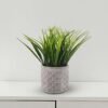 Fake Plants, Artificial Plants Indoor for Room Decor, Small Faux Plants Indoor, Desk Plant for Office, Artificial Palm Plants, Artificial Plant & Flowers, Fake Potted Plants Decor, Small Plant