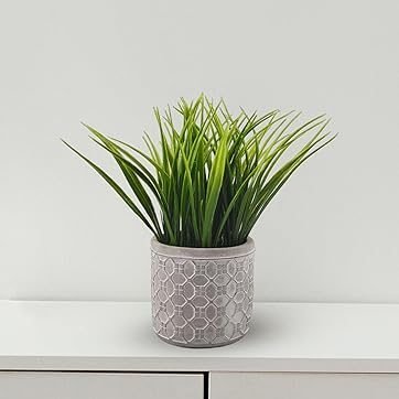 Fake Plants, Artificial Plants Indoor for Room Decor, Small Faux Plants Indoor, Desk Plant for Office, Artificial Palm Plants, Artificial Plant & Flowers, Fake Potted Plants Decor, Small Plant